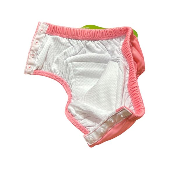 Speedo - Baby Girls Swim Diaper With Snaps - Pink - Medium (12 Month Old) Medium - Picture 11 of 12